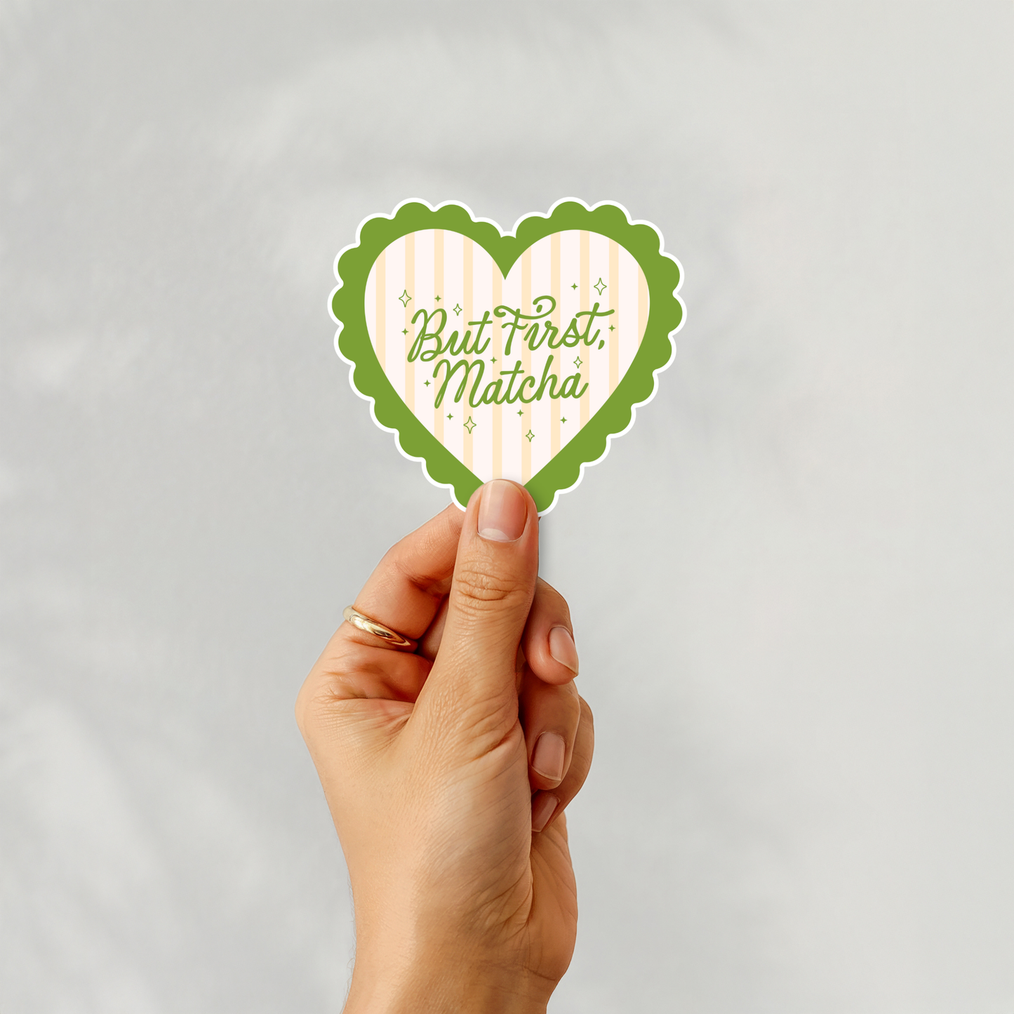 But First Matcha Sticker