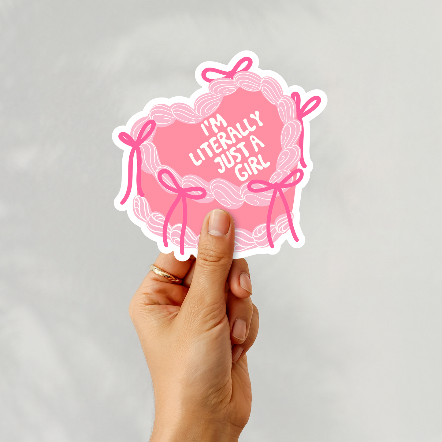 I'm Literally just a Girl Sticker