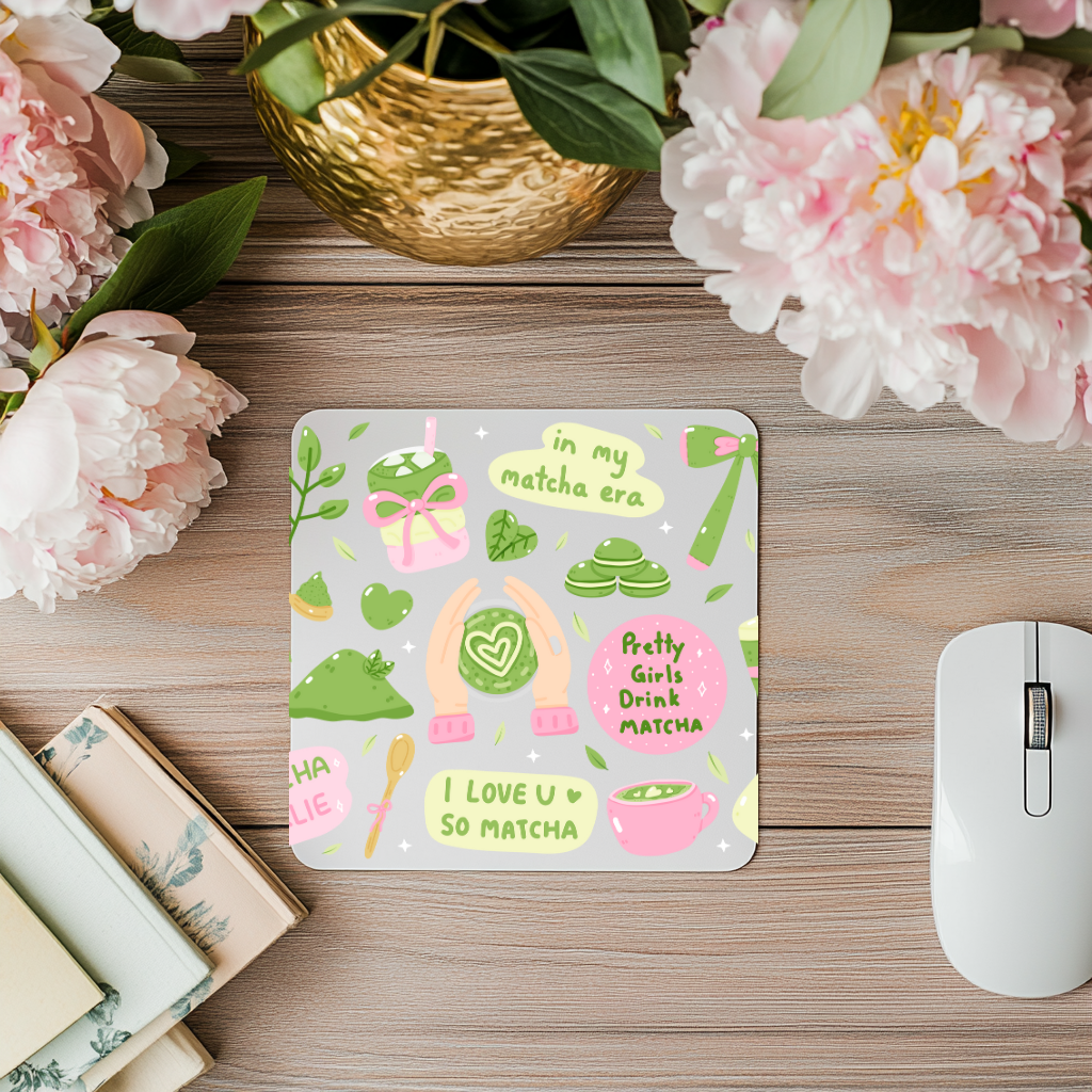 I love You so Matcha MousePad