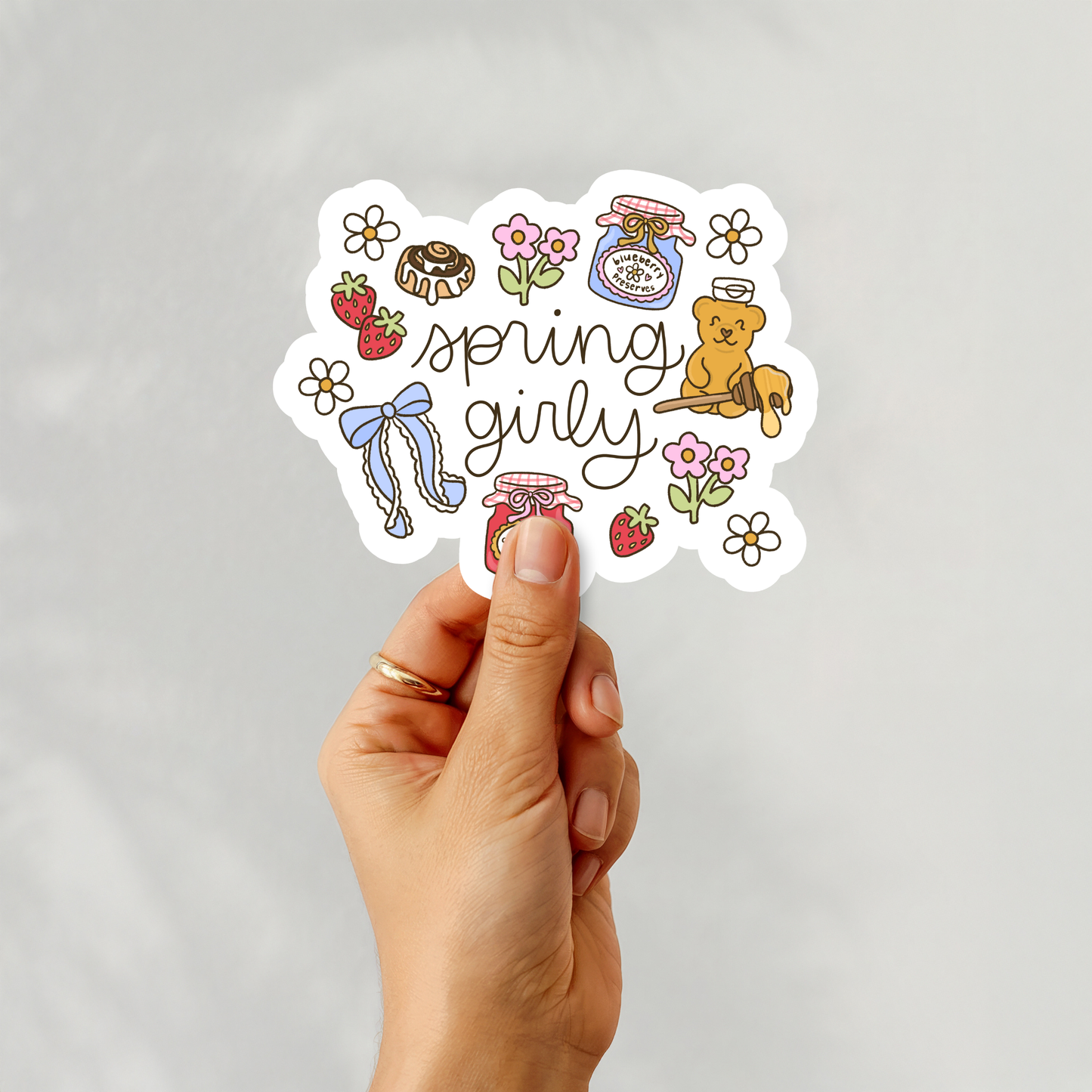 Spring Girly Sticker