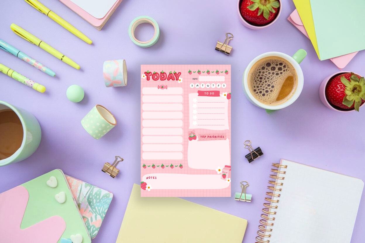 Daily Plan Notepad