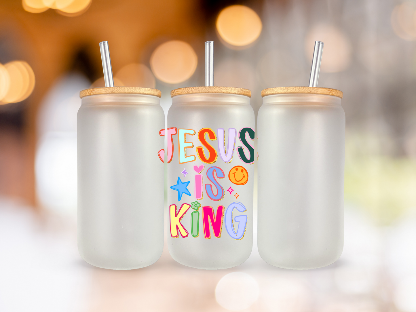 Jesus is King Frosted