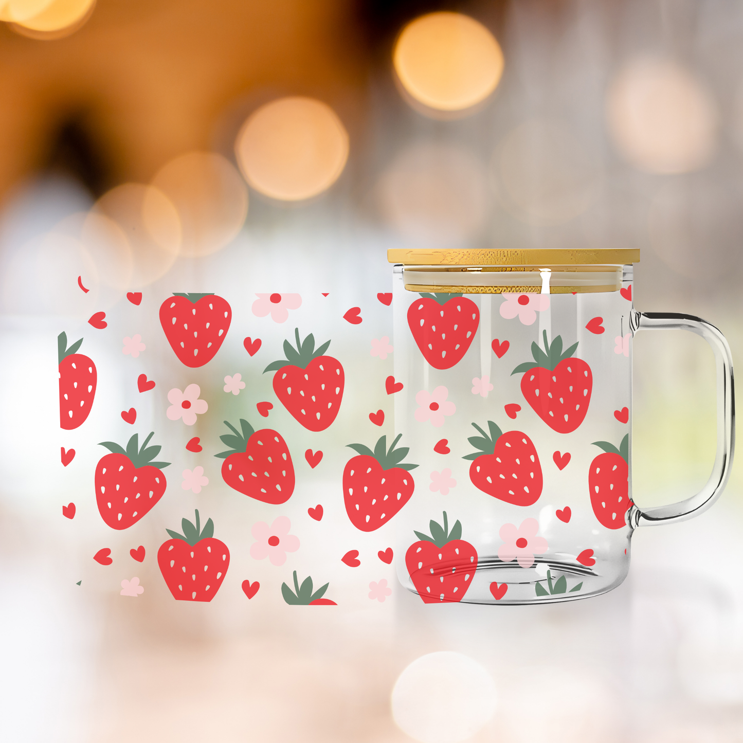 Strawberry Clear Mug