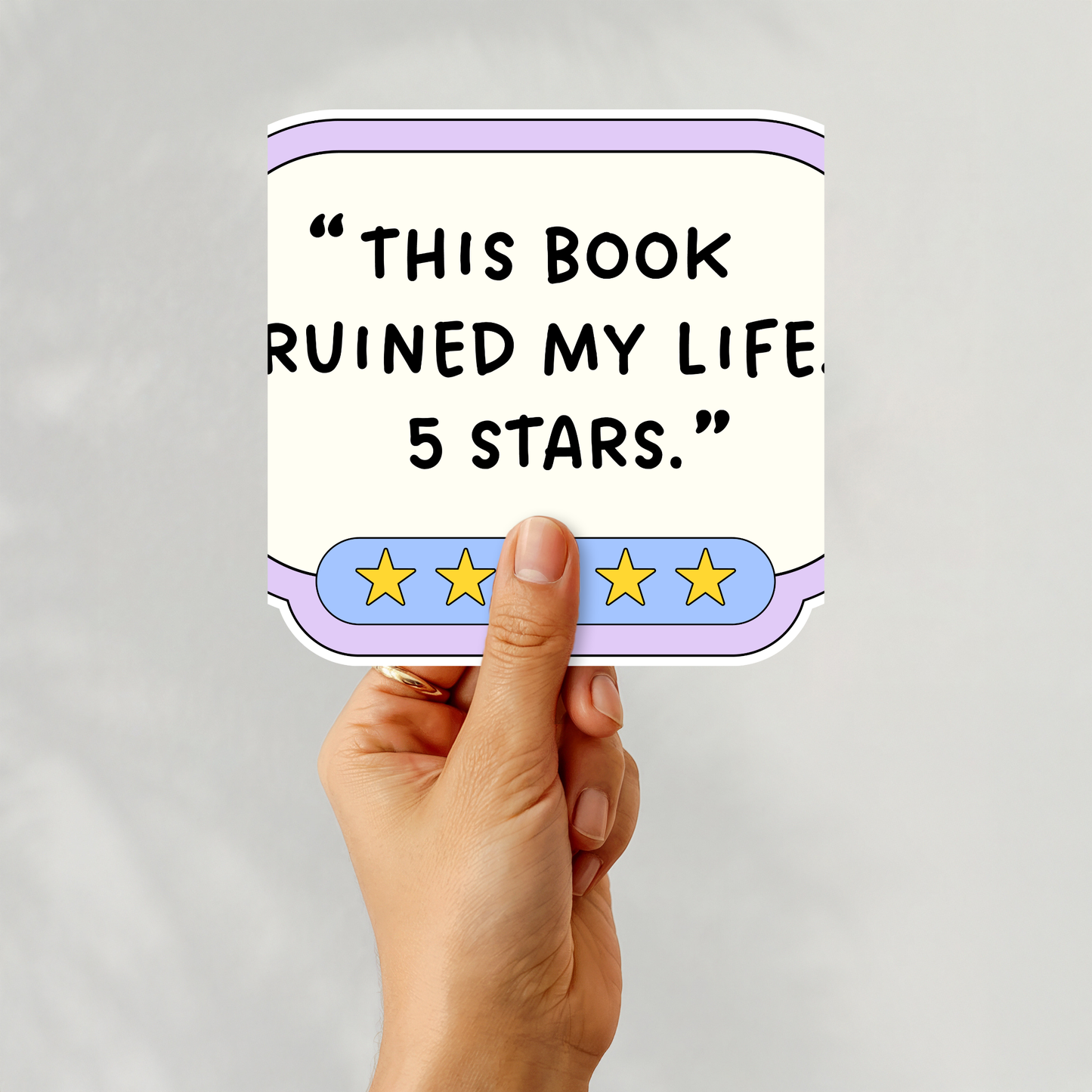 This Book ruined my Life Sticker