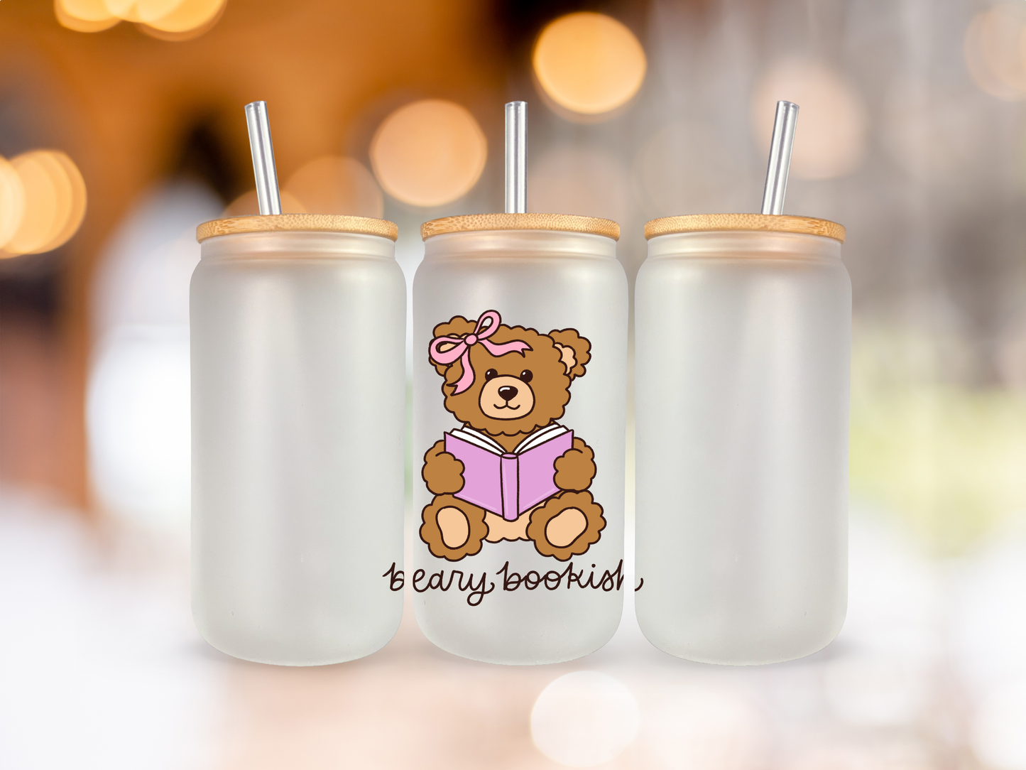 Beary Bookish Frosted