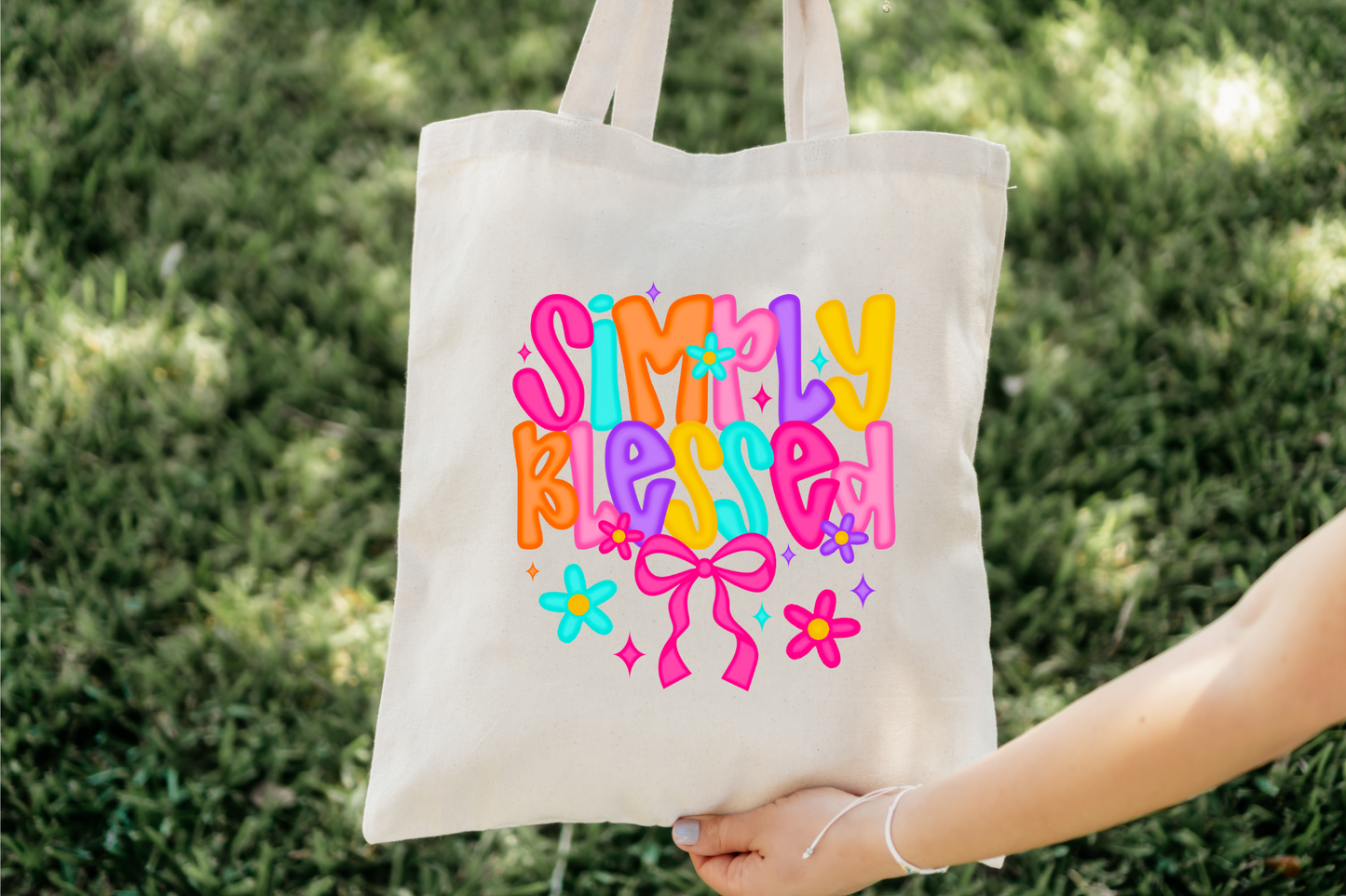 Simply Blessed Tote Bag