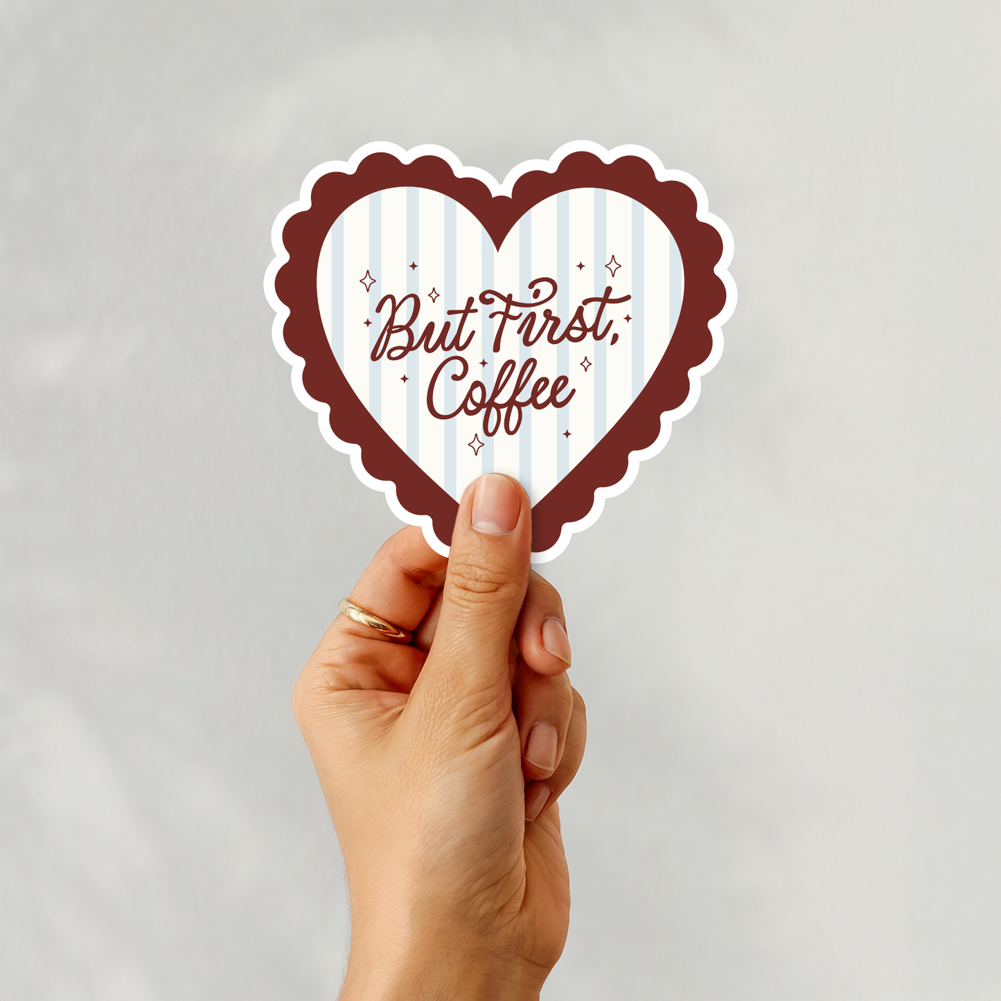But First Coffee Sticker