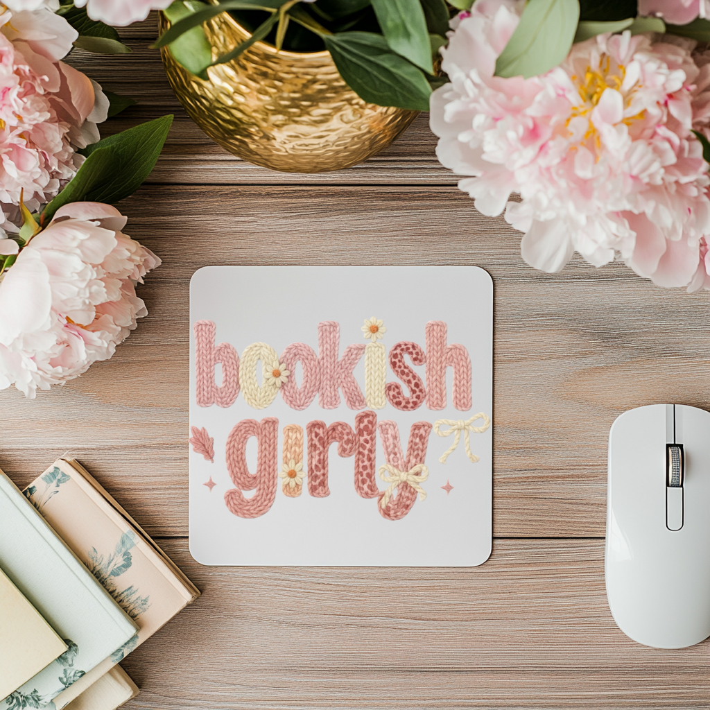 Bookish Girly MousePad