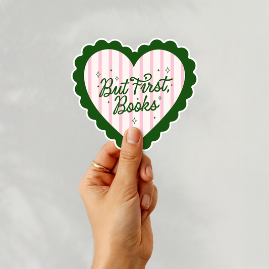 But First Books Sticker