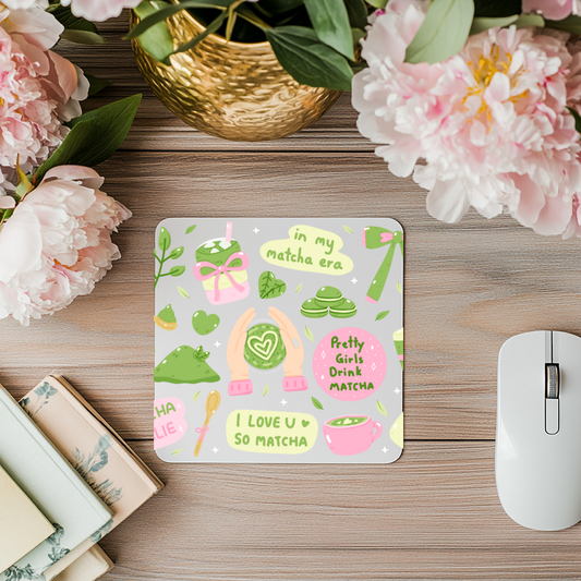 I love You so Matcha MousePad