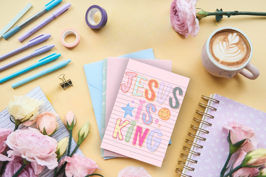 Jesus is King Notepad