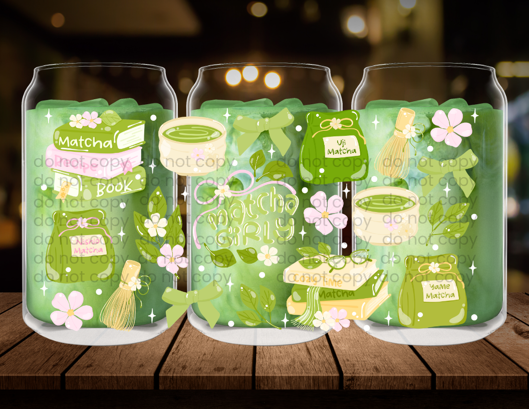 Matcha Girly New Clear Glass