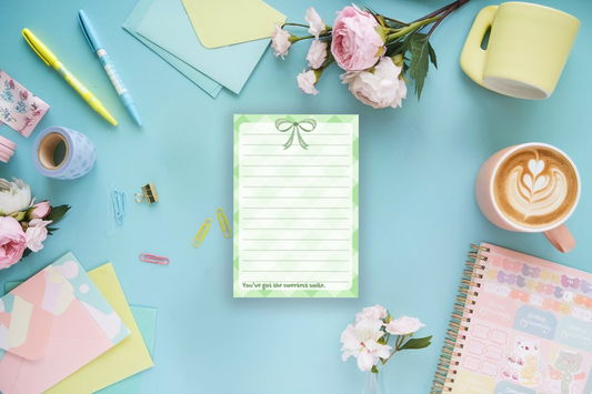 You got the Sweetest Smile Notepad