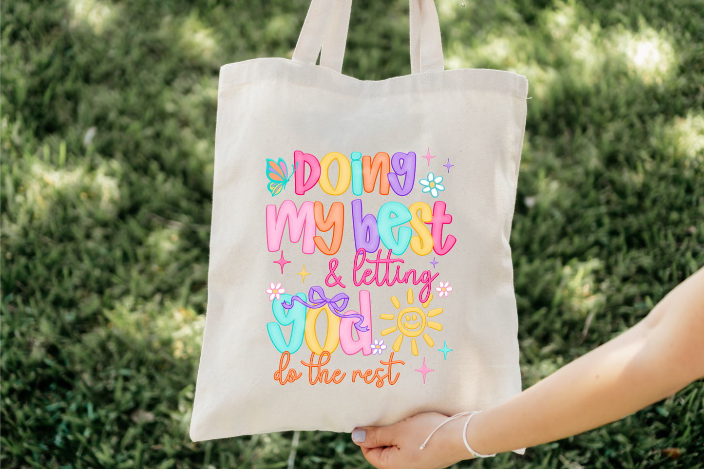 Doing My Best Tote Bag