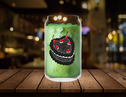 Zodiac Birthday Cake Clear Glass